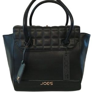 Joe's Jeans Superior Tote Handbag Purse - Black